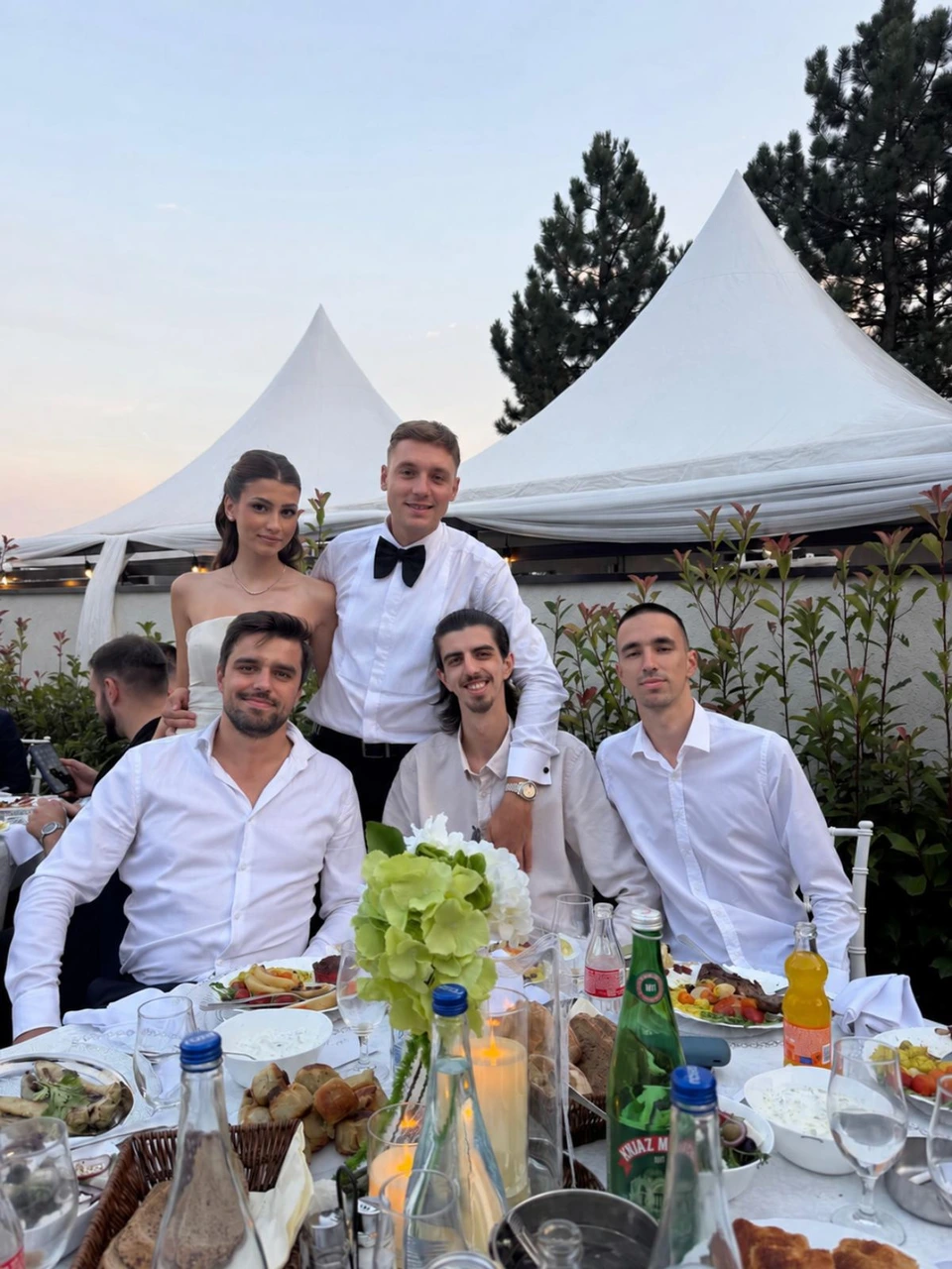 Hamad Međedović se oženio: Teniser priredio venčanje iz bajke, ovako je izgledao prvi ples