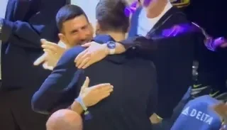 "On je GOAT"; Dončić i Lebron se poklonili Novaku u Los Anđelesu (FOTO, VIDEO)