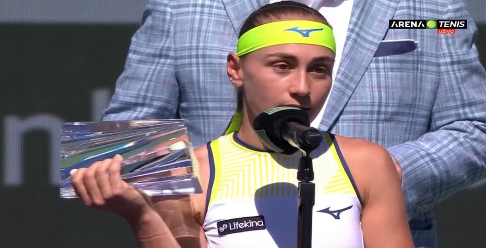 Aleksandra ljuta na sebe posle poraza: "Čestitam Ani, imala je tri protivnice u finalu"