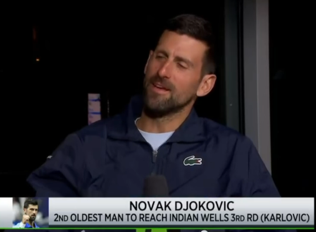 Đoković očitao lekciju voditelju zbog grafike na televiziji: Zar niste mogli da nađete bolji opis?