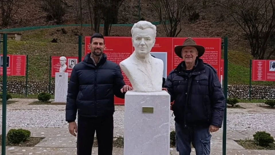 Đoković stigao u Bosnu da bodri fudbalere: Prvo je otišao da vidi jednog čoveka