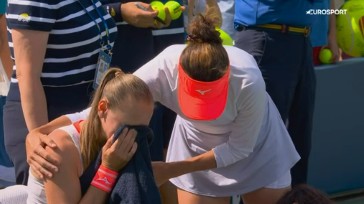 Aleksandra Krunić u suzama napustila US open (VIDEO)